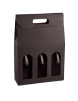 BOTELLERO CARTON 3 BOTELLA COLOR NEGRO UNIDAD