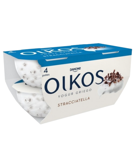 DANONE OIKOS STRACCIATELLA PACK-4UD