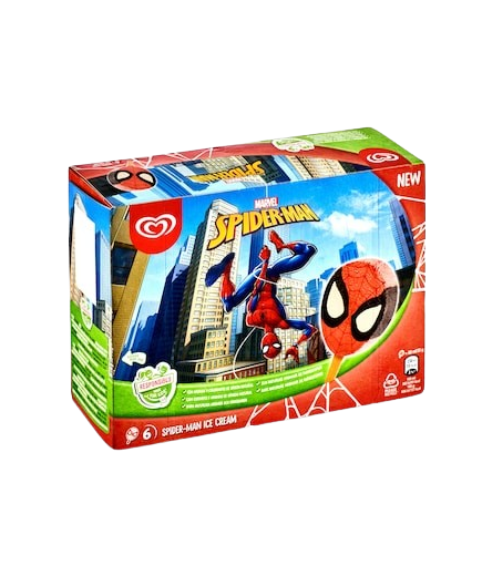 HELADO FRIGO SPIDERMAN EST/6 UD