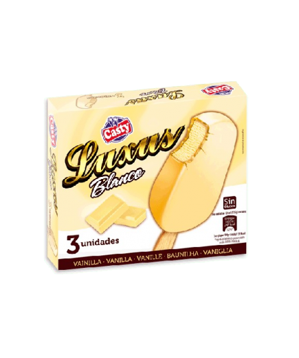 HELADO CASTY LUXUS BLANCO PACK-3U