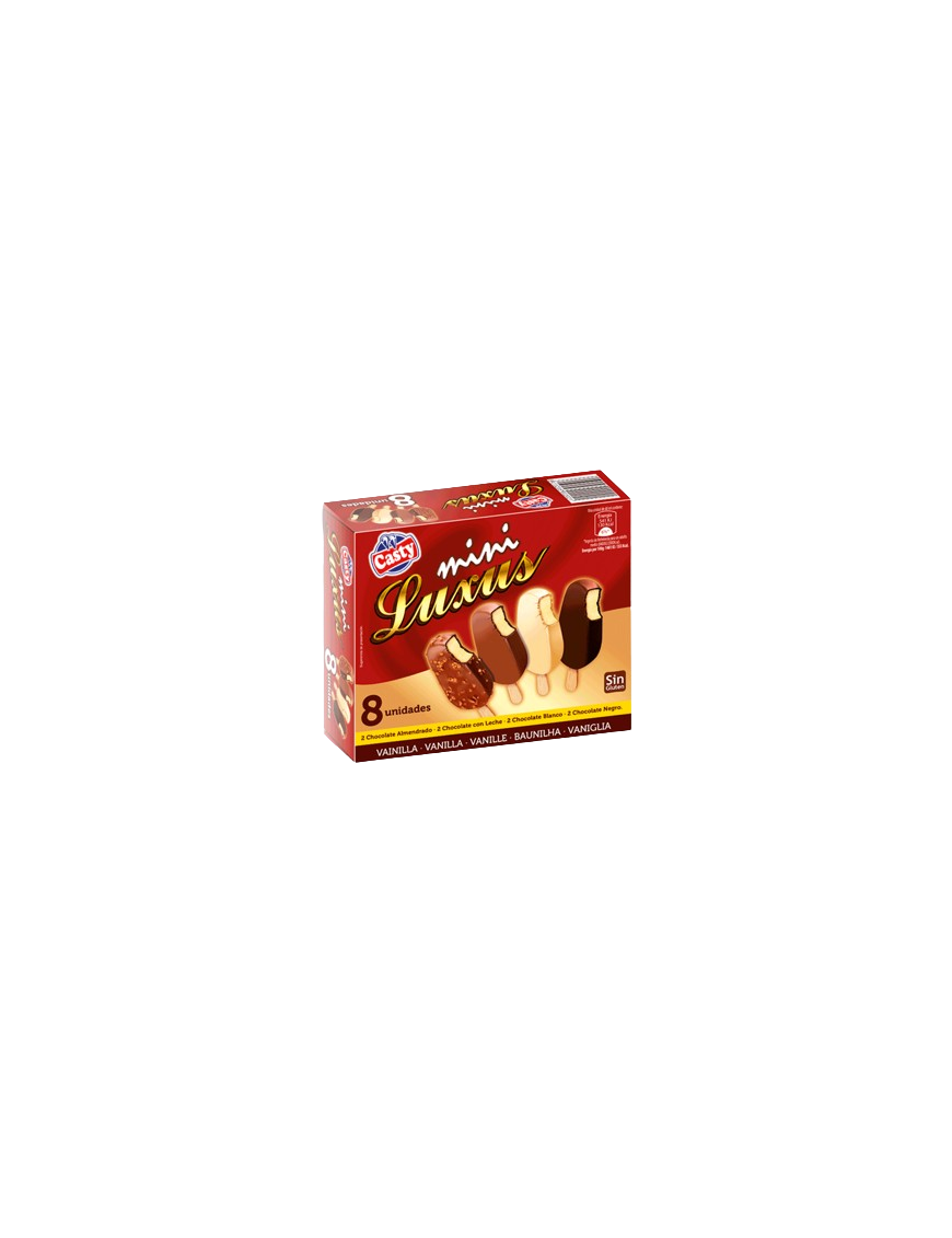 HELADO CASTY SURTIDO LUXUS MINI P/8 UD