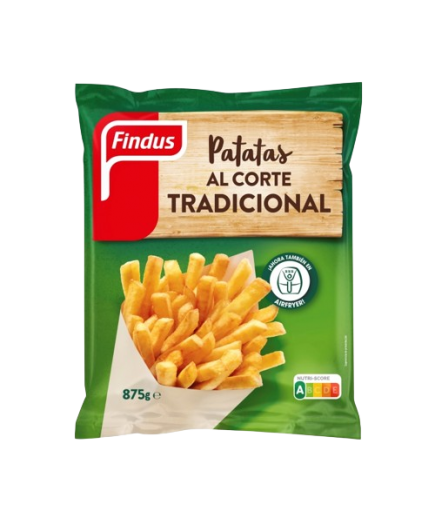 PATATA CONG. FINDUS CORTE TRADICIONAL BOLSA 875GR