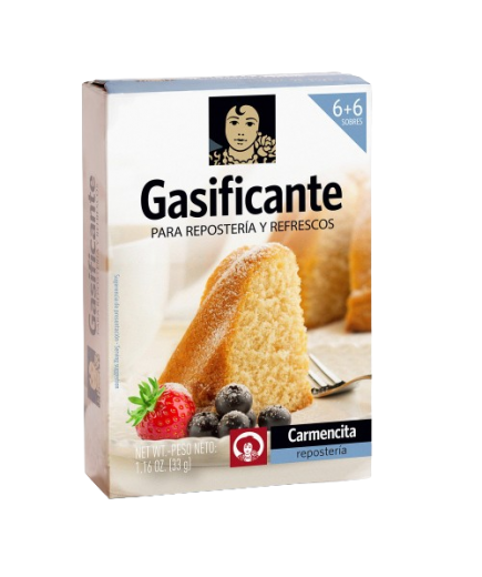 GASIFICANTE REPOSTERIA CARMENCITA P/12 SOBRES