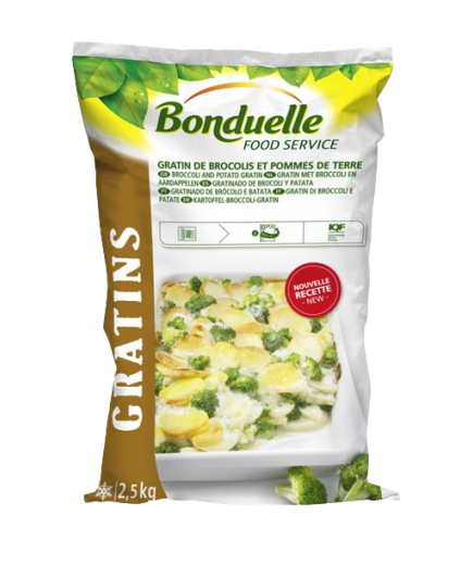 BONDUELLE GRATINADO DE BROCOLI 2.5 KG