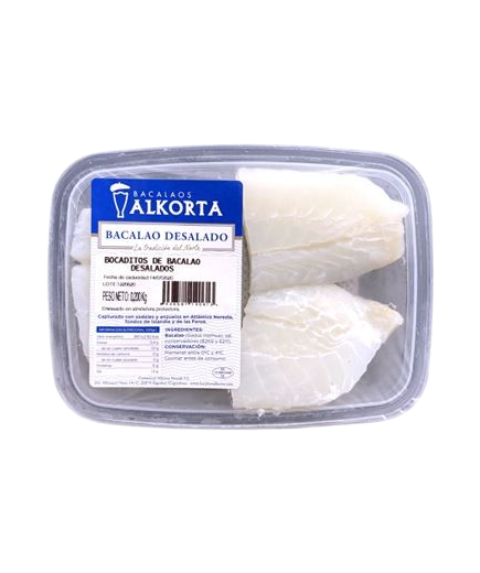 BACALAO ALKORTA 1ªCONG.DESMIG.BANDEJA/500 GR