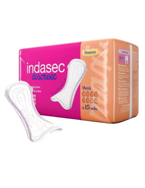 COMPRESA INDASEC DISCREET MAXI P/15 UD