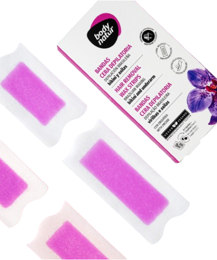DEPILADOR BODYNATUR BANDAS BIKINI-AXILAS P/12 UD