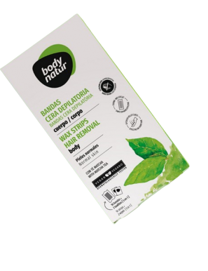 DEPILADOR BODYNATUR BANDAS MATCHA NORMAL P/16 UD