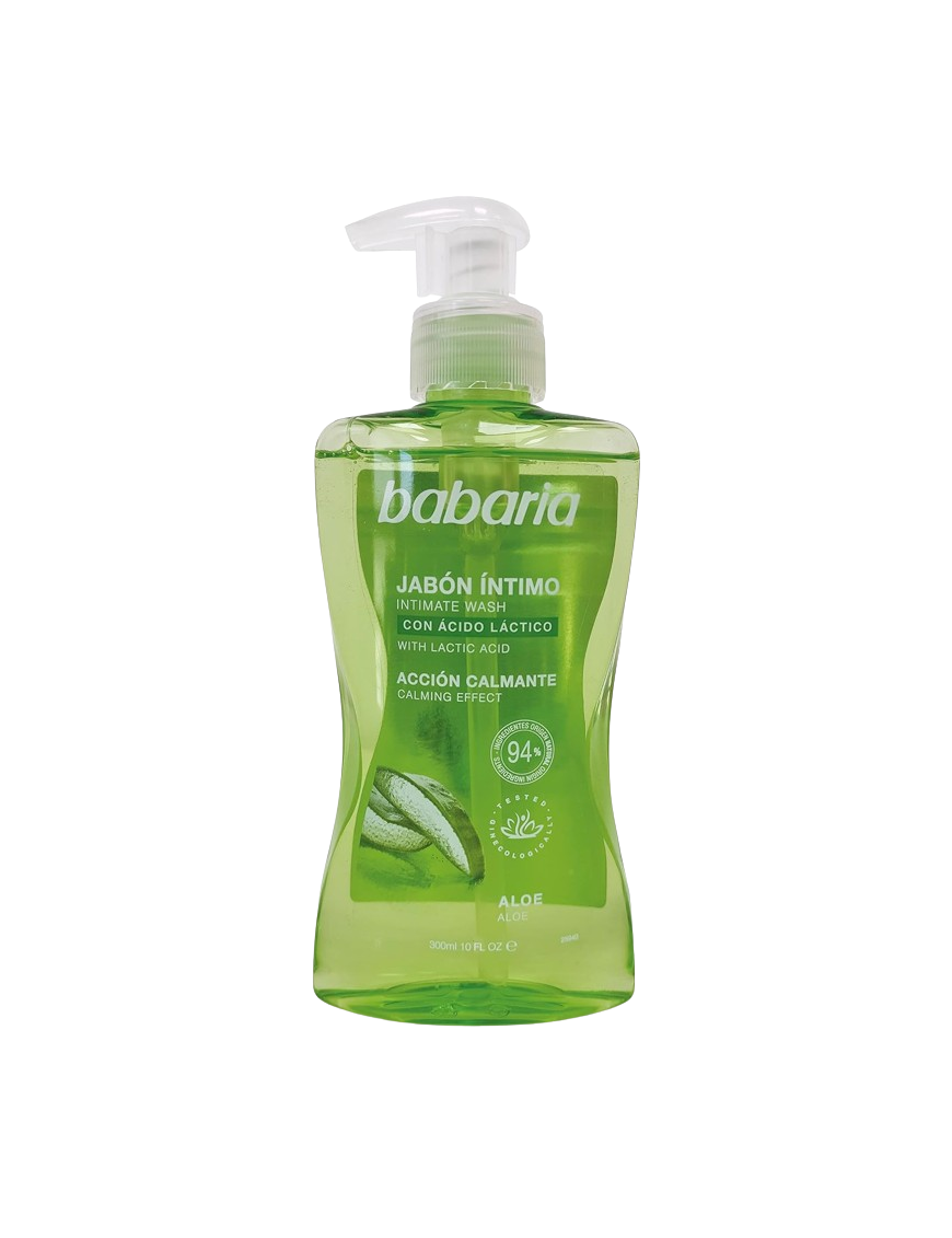 Babaria Jabón Íntimo Aloe Vera – Intimwaschgel 300 Ml, PH-hautneutral, Gynäkologisch Getestet