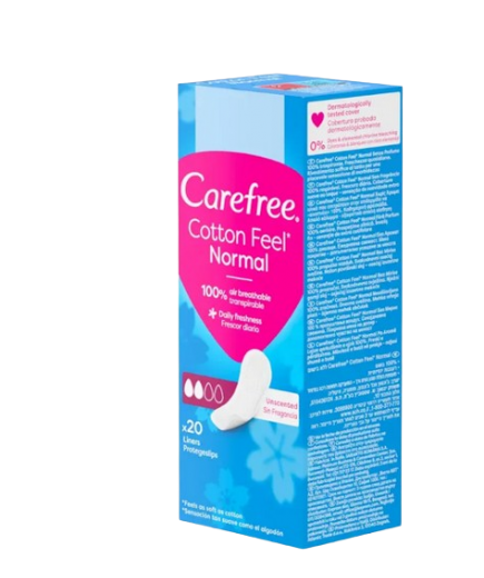 SALVASLIP CAREFREE NORMAL COTTON C/20 UD