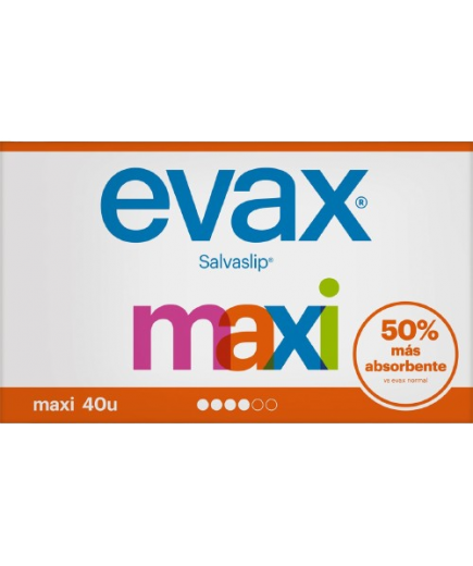 SALVASLIP EVAX MAXI CAJA 40 UD
