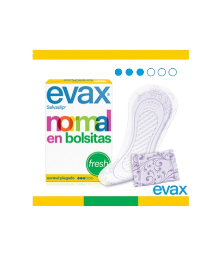 SALVASLIP EVAX NORMAL FRESH BOLSITAS C/20 UD
