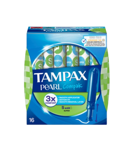 TAMPONES TAMPAX COMPAK PEARL SUPER C/16 UD