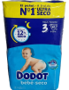 PAÑAL DODOT TALLA/3 (6-10 KG)  62 PAÑALES
