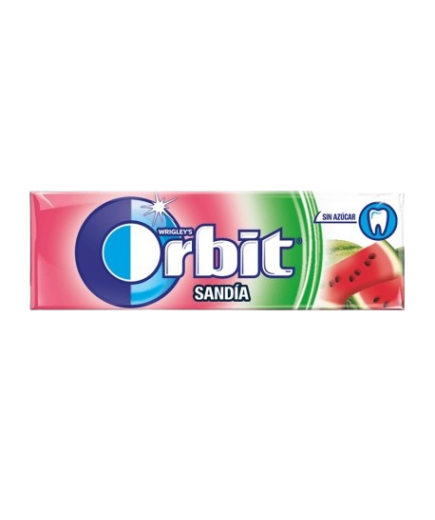 CHICLE ORBIT BOX SANDIA 14 GR