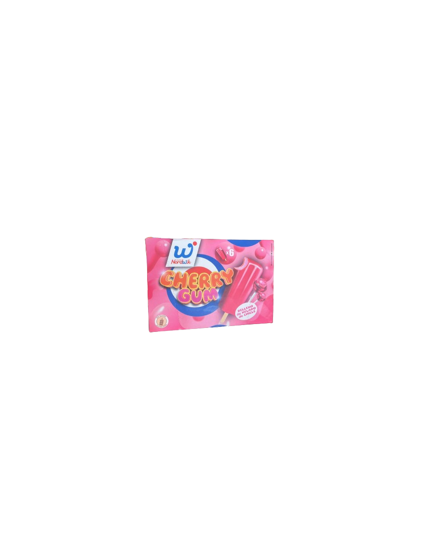 HELADO NORDWIK CHERRY GUM (KOJAK) P/6U