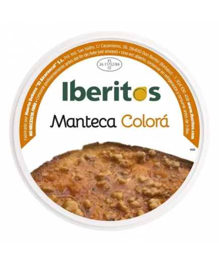 MANTECA COLORA IBERITOS L/ 250GR