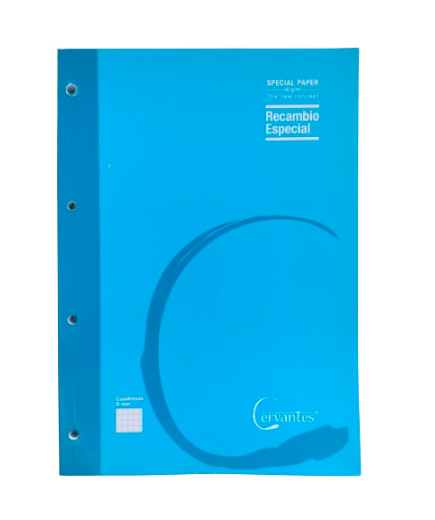 PP PAPEL RECAMBIO A/4 90GR CUADRICULA 5MM P/80 UD