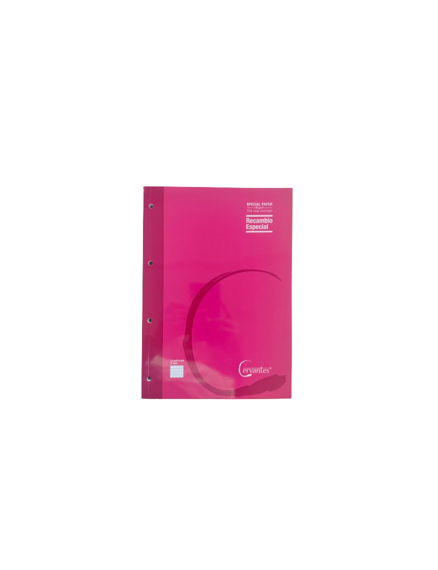 PP PAPEL RECAMBIO A/4 90GR CUADRICULA 5MM P/80 UD