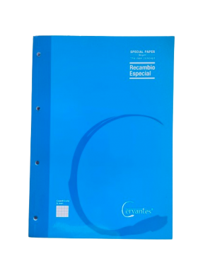 PP PAPEL RECAMBIO A/4 90GR CUADRICULA 5MM P/80 UD