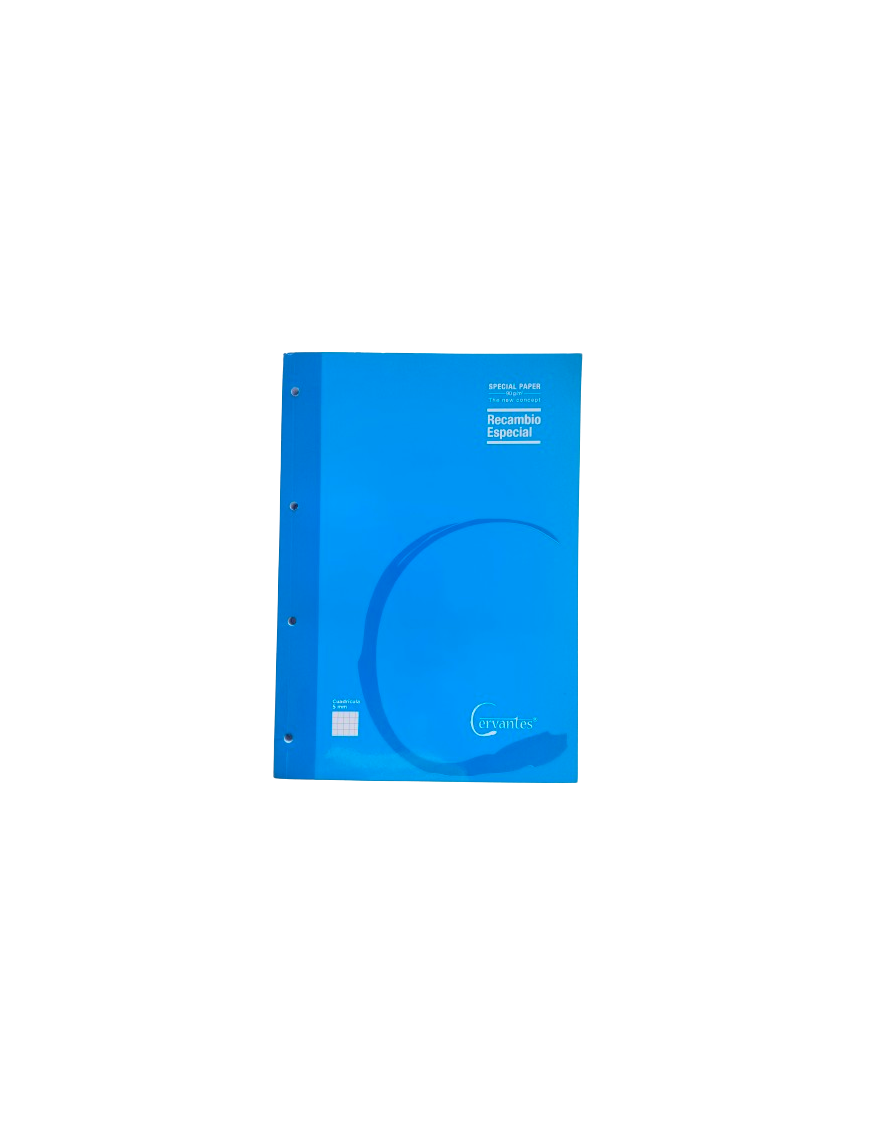 PP PAPEL RECAMBIO A/4 90GR CUADRICULA 5MM P/80 UD
