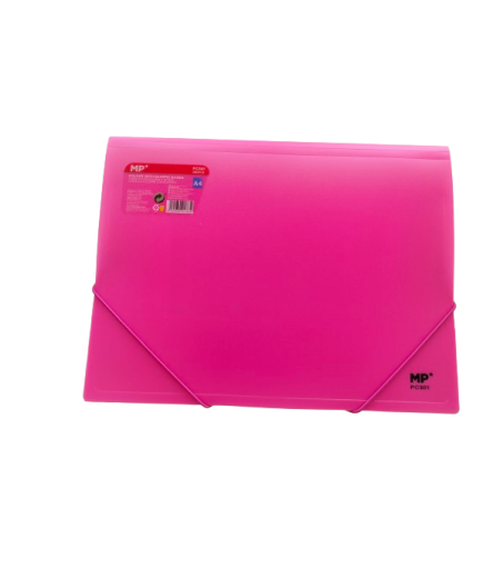 PP CARPETA MP A4 C/SOLAPA Y GOMA COLORES FLUOR UD