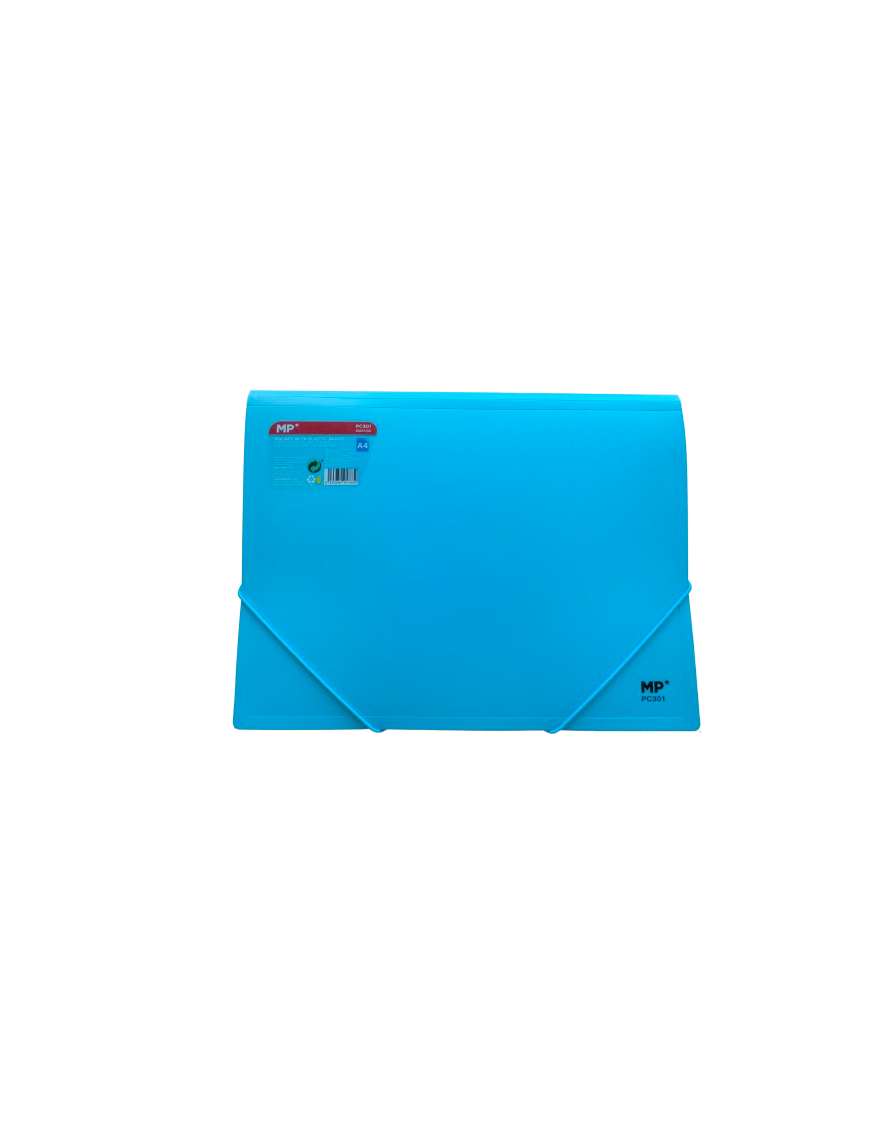 PP CARPETA MP A4 C/SOLAPA Y GOMA COLORES FLUOR UD
