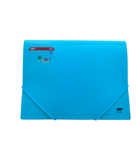 PP CARPETA MP A4 C/SOLAPA Y GOMA COLORES FLUOR UD