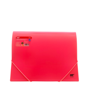 PP CARPETA MP A4 C/SOLAPA Y GOMA COLORES FLUOR UD