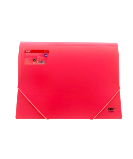 PP CARPETA MP A4 C/SOLAPA Y GOMA COLORES FLUOR UD