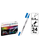 PP ROTULADOR ARTIX DOBLE PUNTA LETTERING P/24 UD