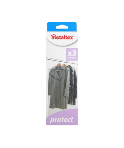 JUEGO 3 FUNDAS PARA ABRIGO PROTECT 65X140