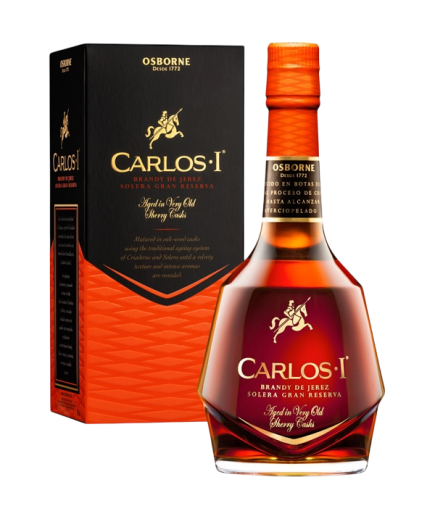 BRANDY CARLOS I GRAN RESERVA SGR.  40º  B/70 CL