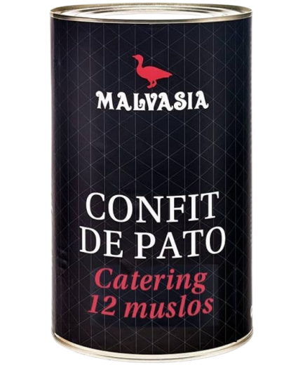 CONFIT MUSLO PATO MALVASIA LATA 12 UD.CATERING
