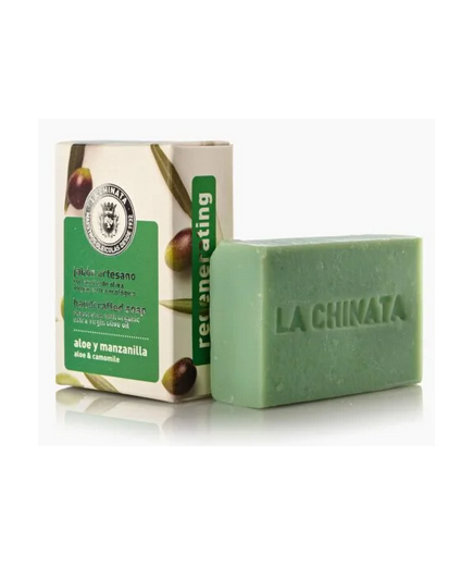JABON PASTILLA LA CHINATA ALOE Y MANZANILLA 100GR