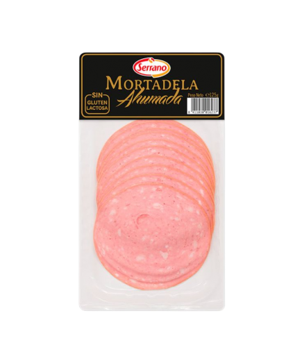 MORTADELA AHUMADA LONCHAS SERRANO B/100 GR