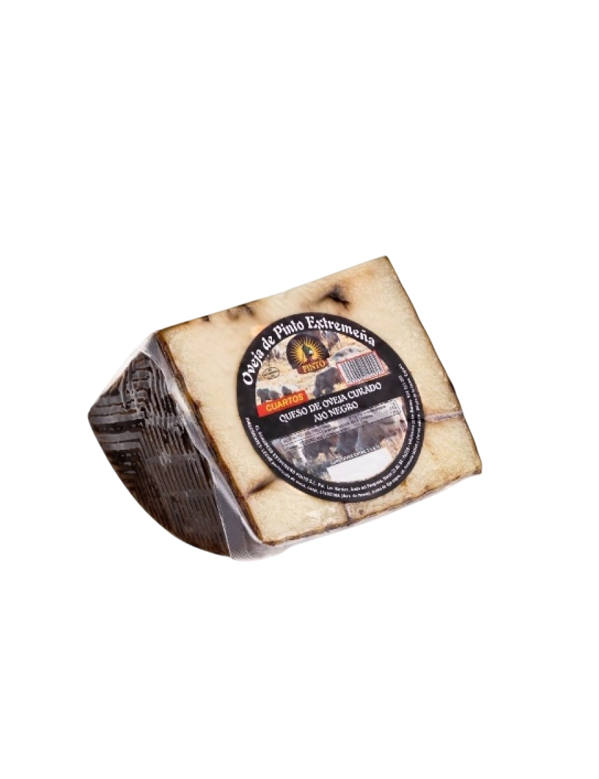 QUESO OVEJA RESERVA CON AJO NEGRO PINTO 1/4 X.KG