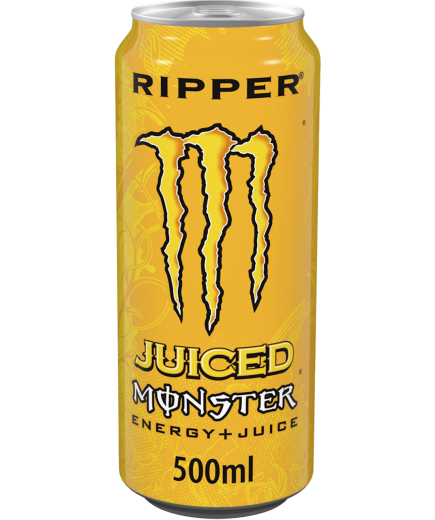 BEBIDA ENERG.MONSTER.RIPPER AMARILLO-L.500.ML.