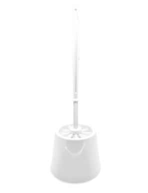 ESCOBILLERO WC PAMEX COMPLETO BLANCO/NEGRO UD