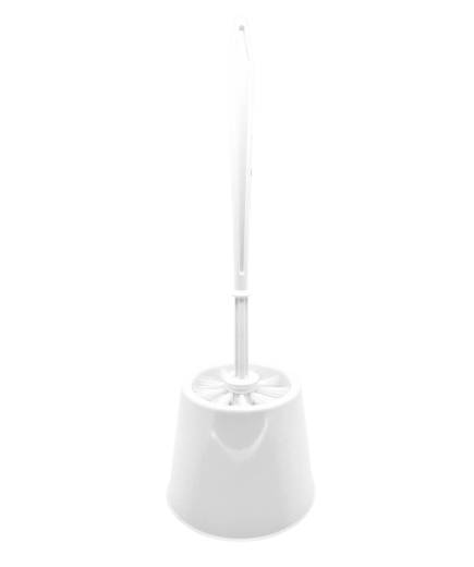 ESCOBILLERO WC PAMEX COMPLETO BLANCO/NEGRO UD