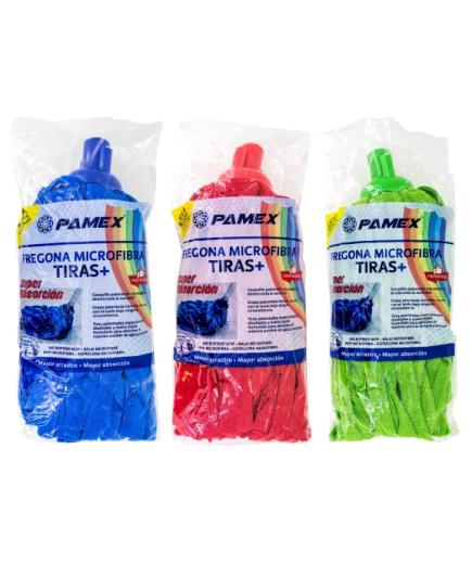 FREGONA PAMEX MICROFIBRA TIRAS PLUS UNIDAD