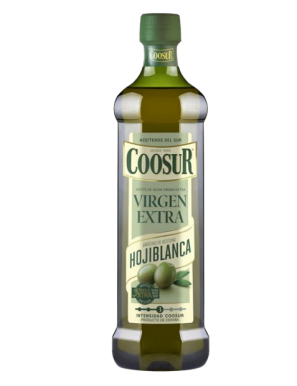 ACEITE OLIVA V/EXTRA COOSUR HOJIBLANCA  B/1 L
