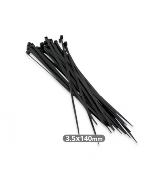 BRIDAS NYLON 140X3.6MM NEGRO BOLSA 100 UD.