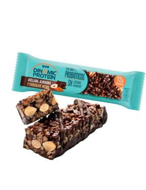 BARRITA PROTEIN DINAMIC CHOCO-NEGRO-AVE-ALM 50 GR
