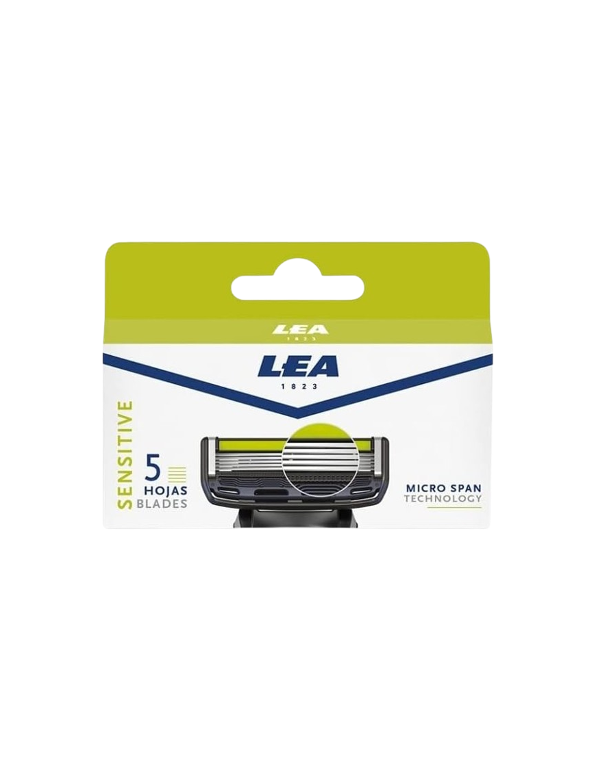 MAQUINILLA CARGADOR LEA SENSITIVE 5 HOJAS PACK-4UD