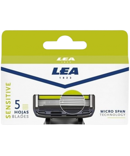 MAQUINILLA CARGADOR LEA SENSITIVE 5 HOJAS PACK-4UD