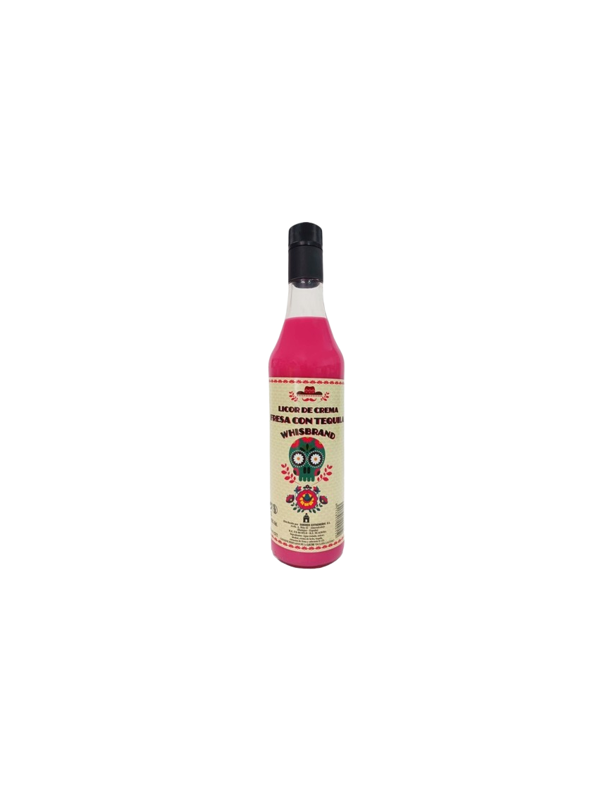 LICOR CREMA TEQUILA FRESA S/EXTREMEÑO 15º  B/70CL.