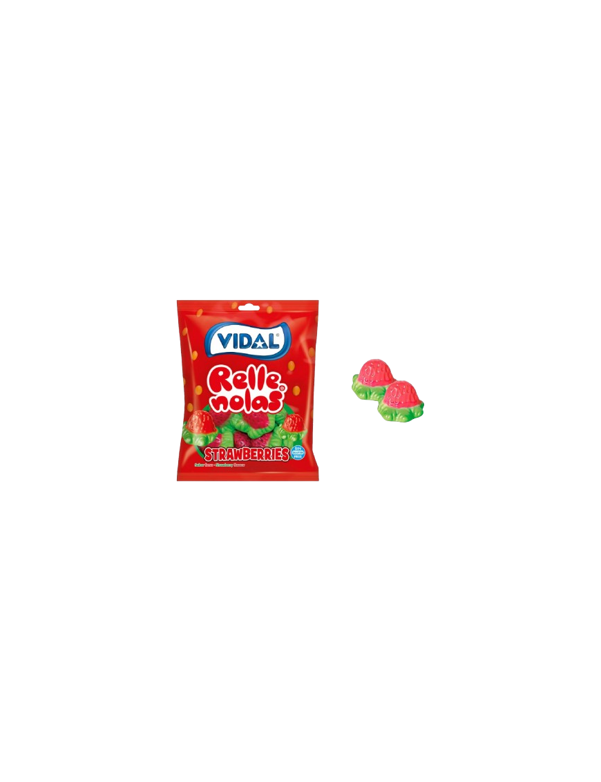 GOMINOLAS VIDAL FRESA RELLENOLA S/GLUT B/90GR