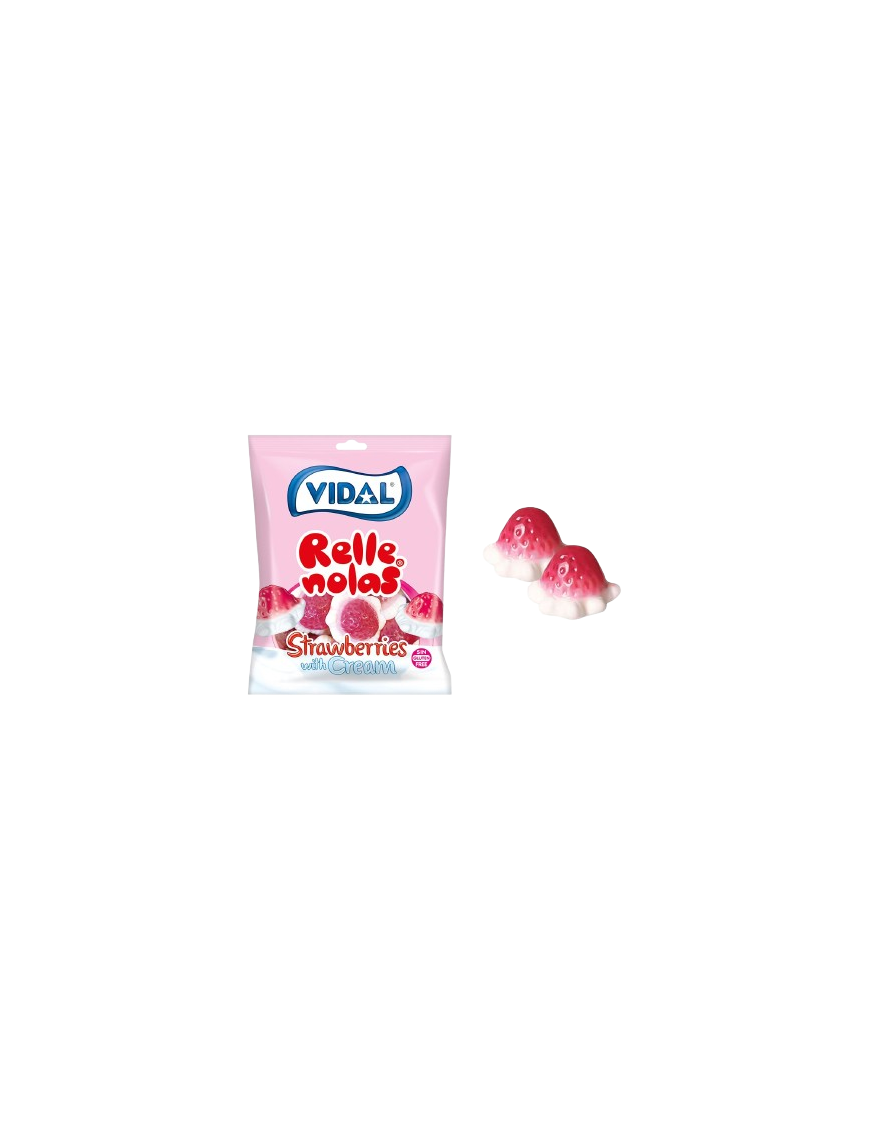 GOMINOLAS VIDAL FRESA NATA RELLENOLA S/GLUT B/90GR