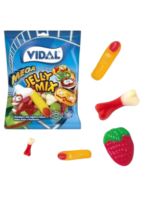 GOMINOLAS VIDAL MEGA JELLY MIX S/GLUT B/90GR